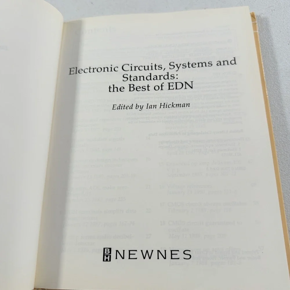 EDN Electronic Circuits, Systems and Standards Hardcover Ian Hickman 1991‎
